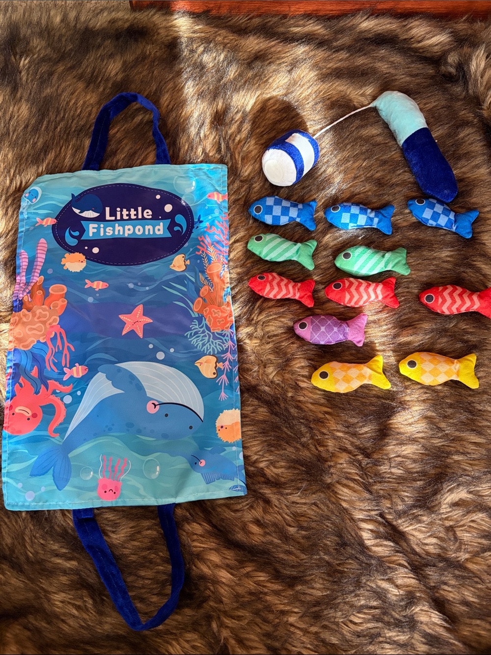 Little Fish Pond Montessori Fishing Play Set - Cognitive Learning for Toddlers